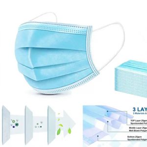 DISPOSABLE 3 PLY MASK