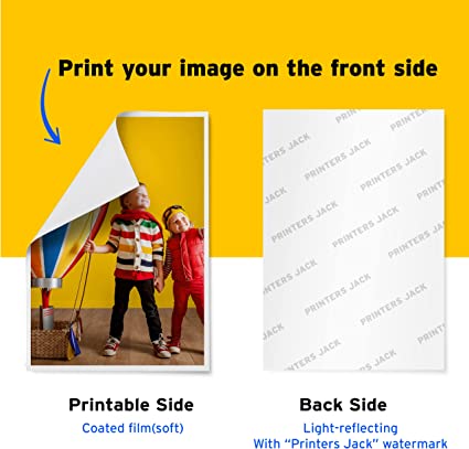 Printers Jack Water Slide Decal Paper Inkjet 20 Sheets A4 Size Premium Water Slide Transfer Paper Clear Transparent Printable Waterslide Paper for Tumblers, Mugs, Glasses DIY - Image 3