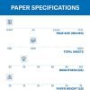 Hammermill Printer Paper, 20 Lb Copy Paper, 8.5 x 11 - 3 Ream (1,500 Sheets) - 92 Bright, Made in the USA, 500 Count (pack of 3) - Image 2