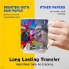 Printers Jack Water Slide Decal Paper Inkjet 20 Sheets A4 Size Premium Water Slide Transfer Paper Clear Transparent Printable Waterslide Paper for Tumblers, Mugs, Glasses DIY - Image 5