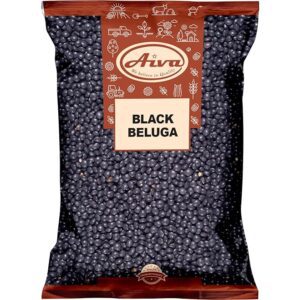 Aiva Black Beluga Lentils 4 LBS | Black Lentils
