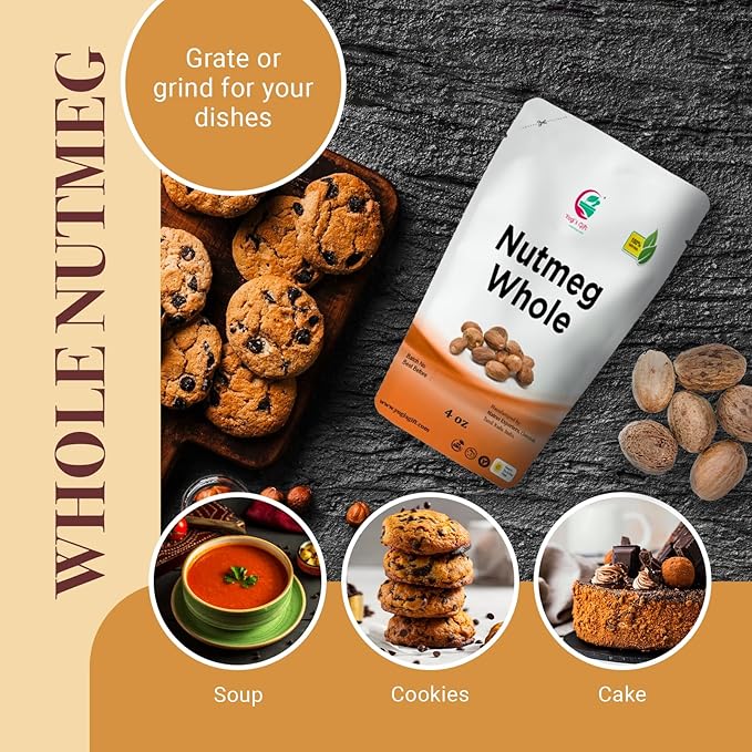 Nutmeg Whole 4oz | Excellent Aroma and Incredible Flavor - Image 2
