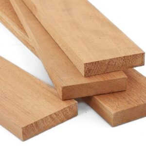 3/4" Genuine Mahogany Pre-Cut Lumber Pack, 4 Boards