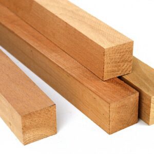 Genuine Mahogany Turning Squares: 1-3/4" x 1-3/4" x 12"